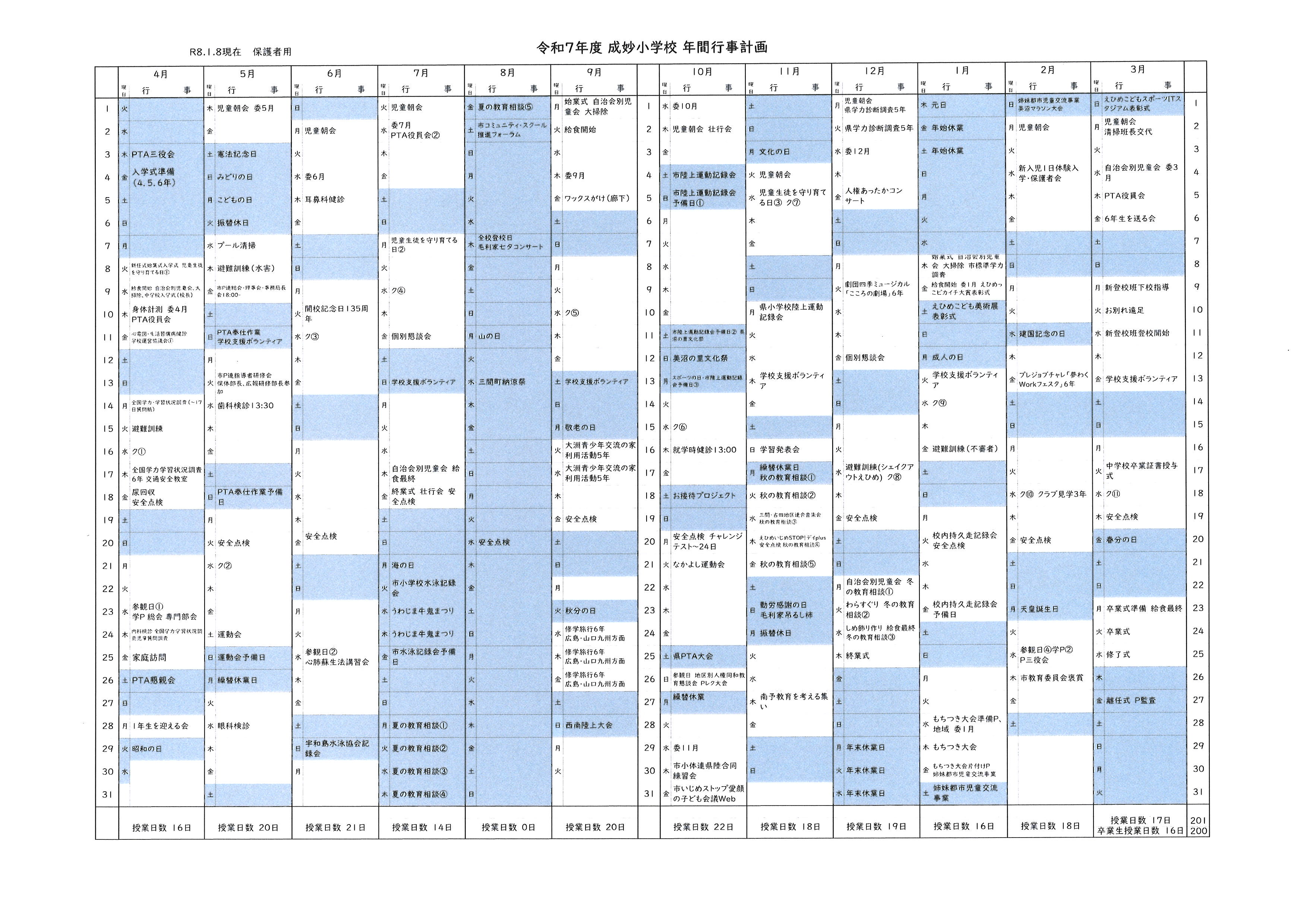 R7年間行事予定　１・８